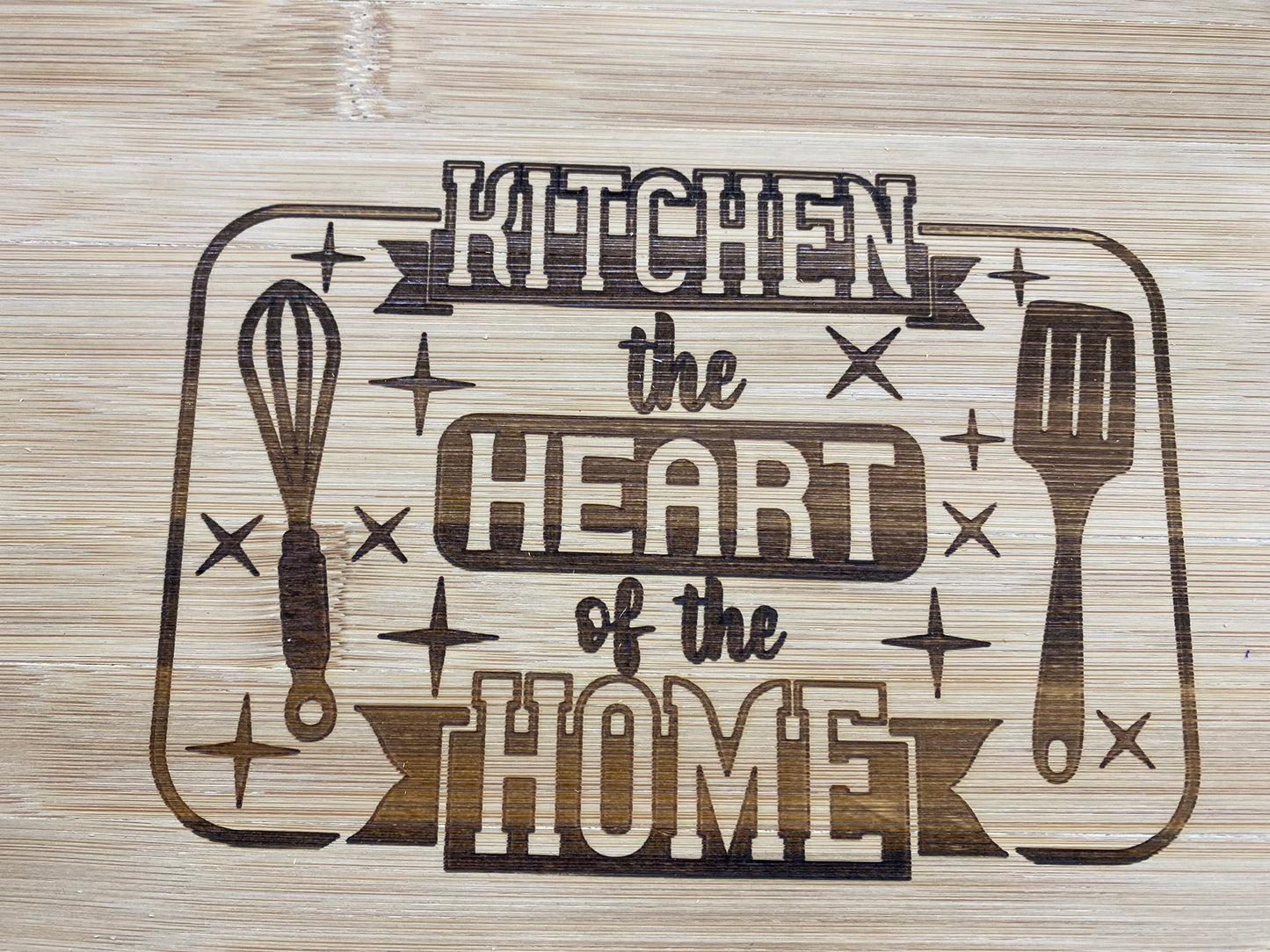 Engraved Kitchen Cutting board