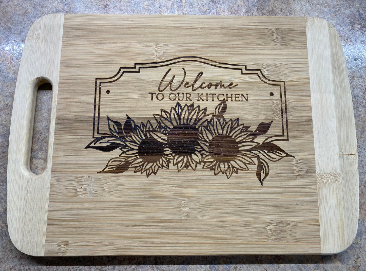 Engraved Kitchen Cutting board