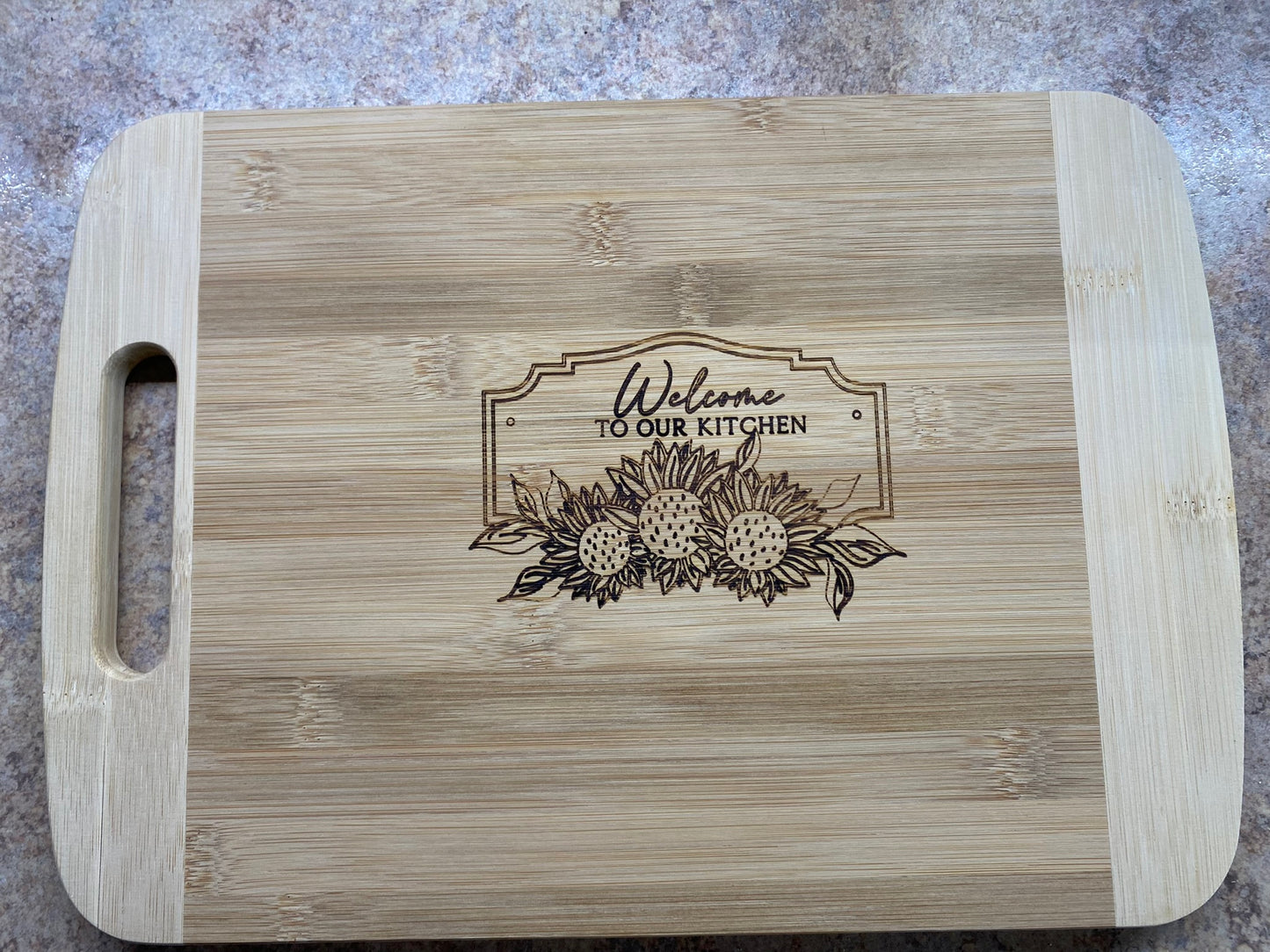 Engraved Kitchen Cutting board