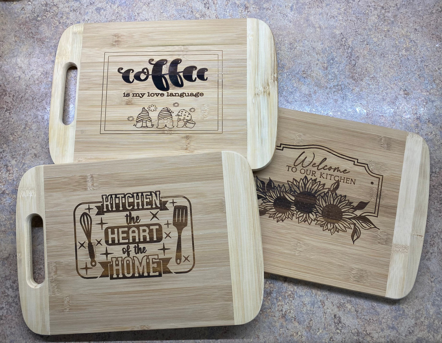 Engraved Kitchen Cutting board