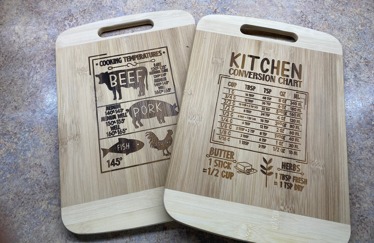 Engraved Kitchen Cutting board