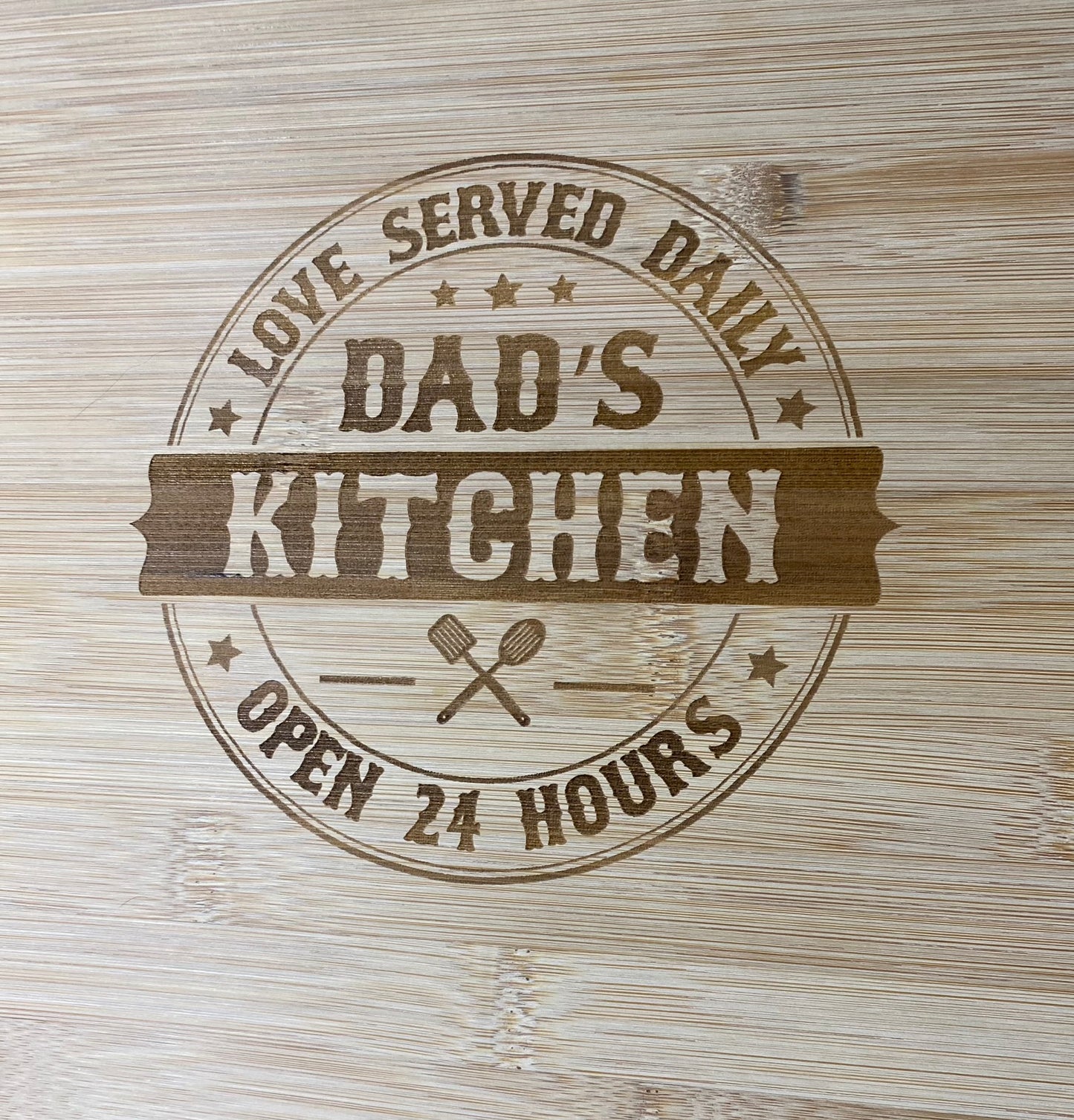 Engraved Kitchen Cutting board