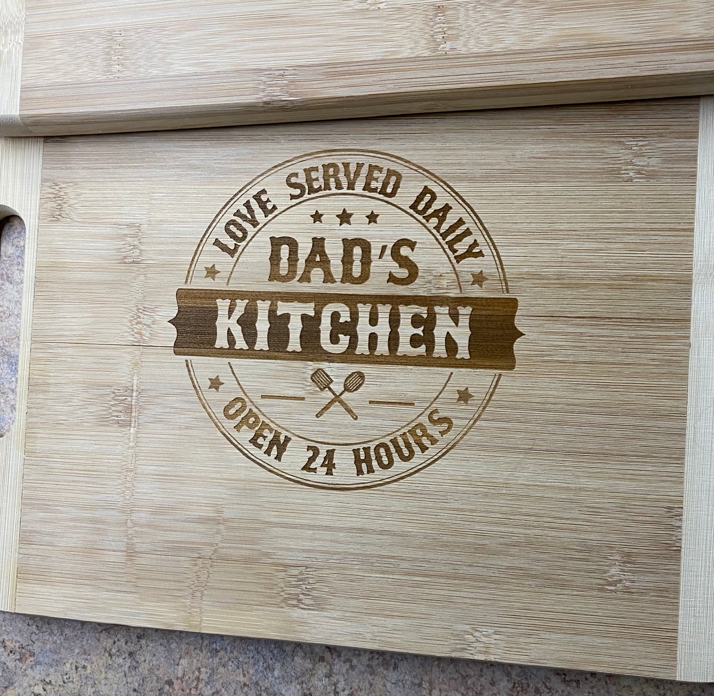 Engraved Kitchen Cutting board