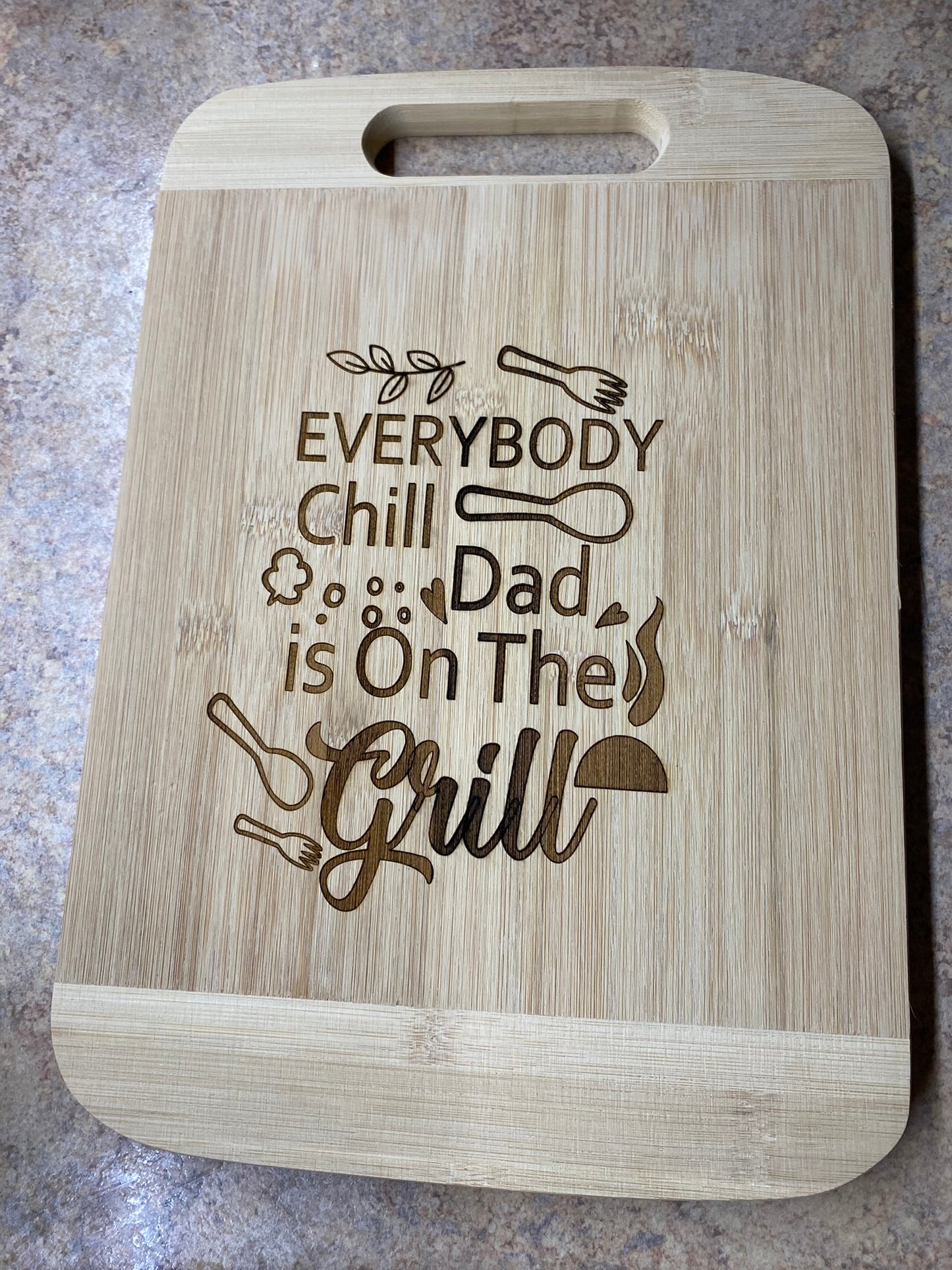 Engraved Kitchen Cutting board