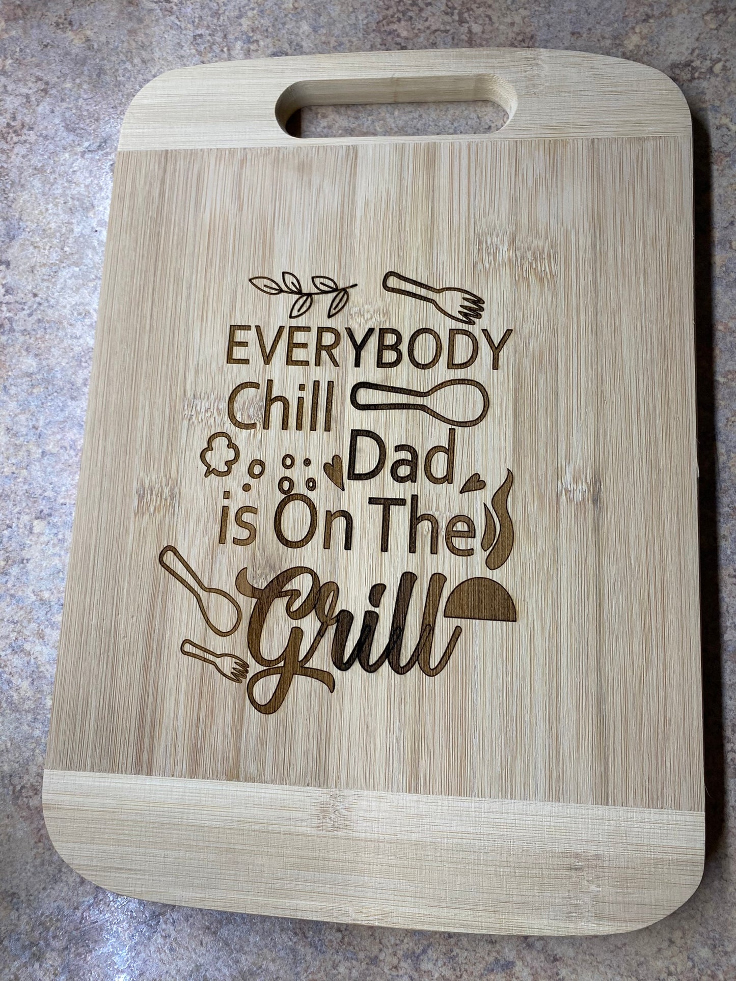 Engraved Kitchen Cutting board