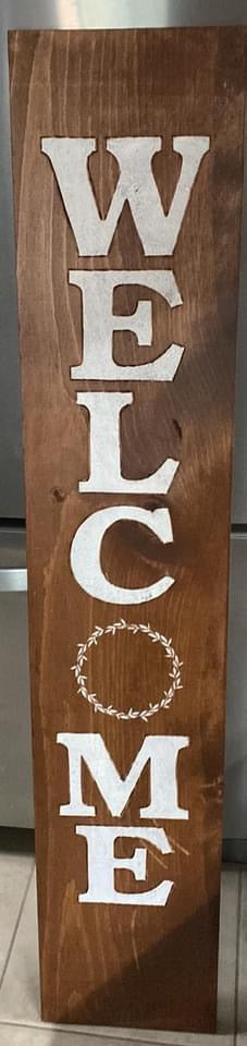 Customized wood sign