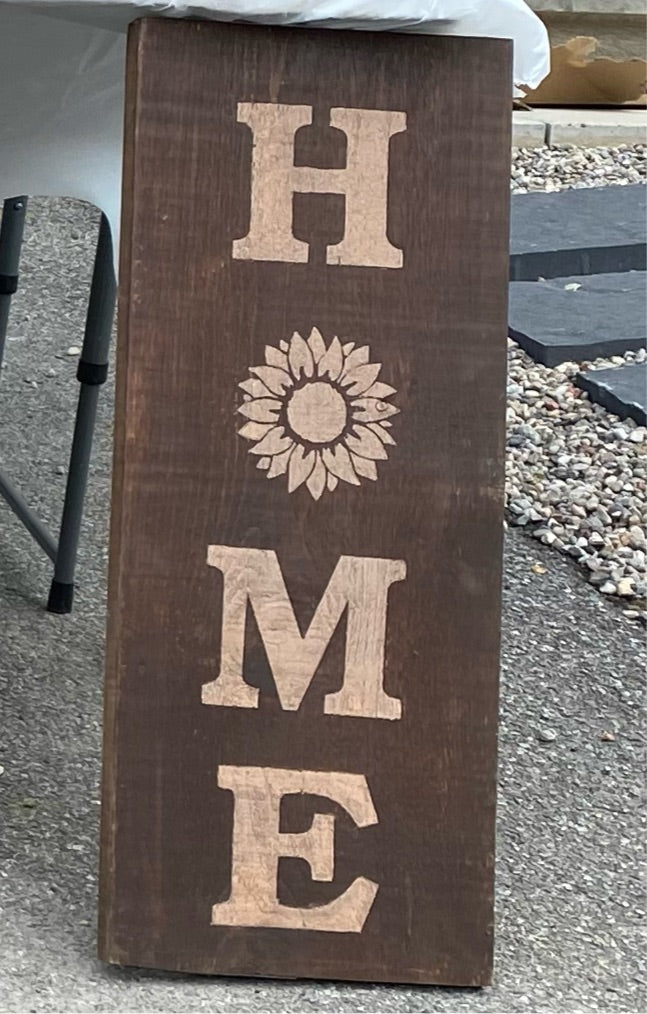 Customized wood sign