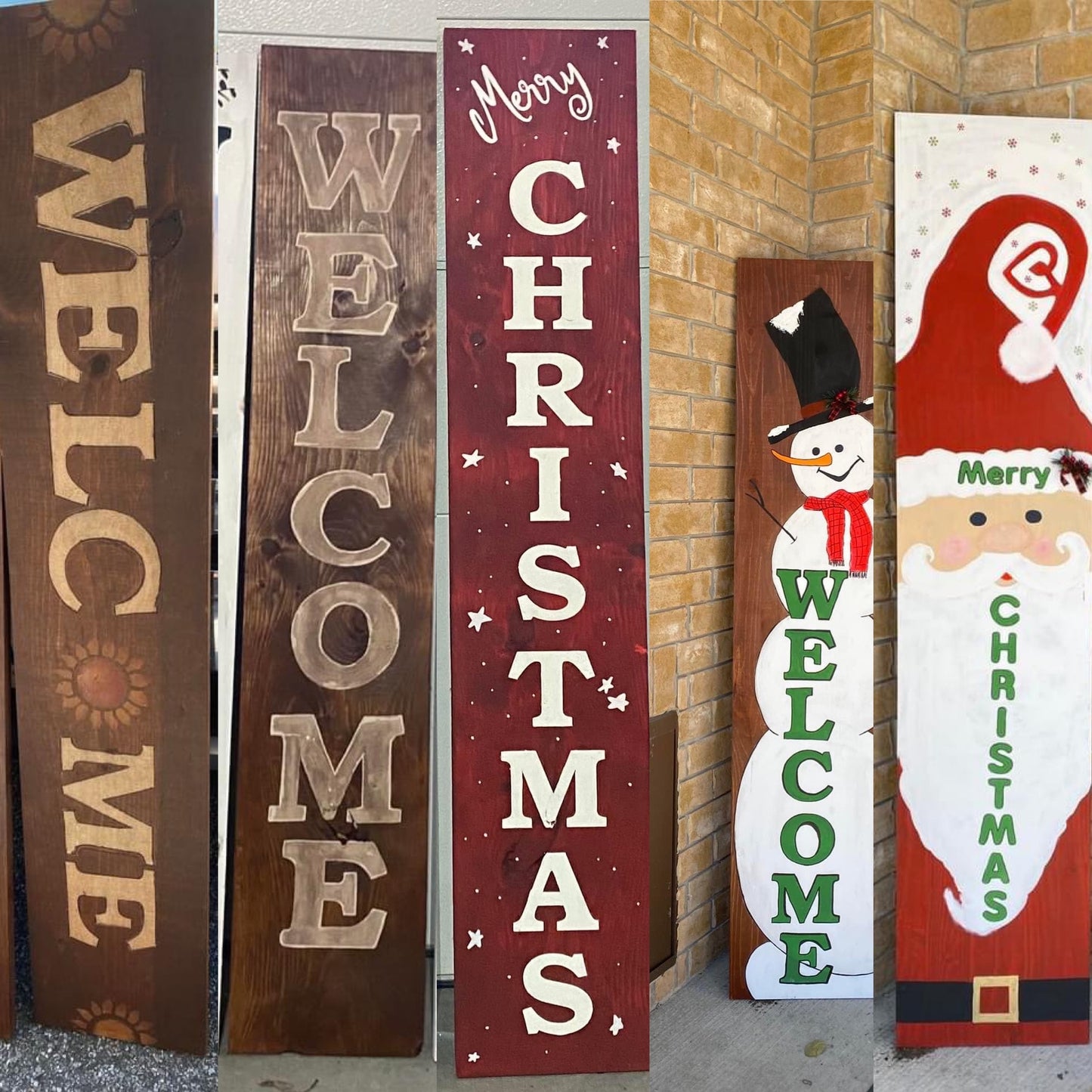 Customized wood sign